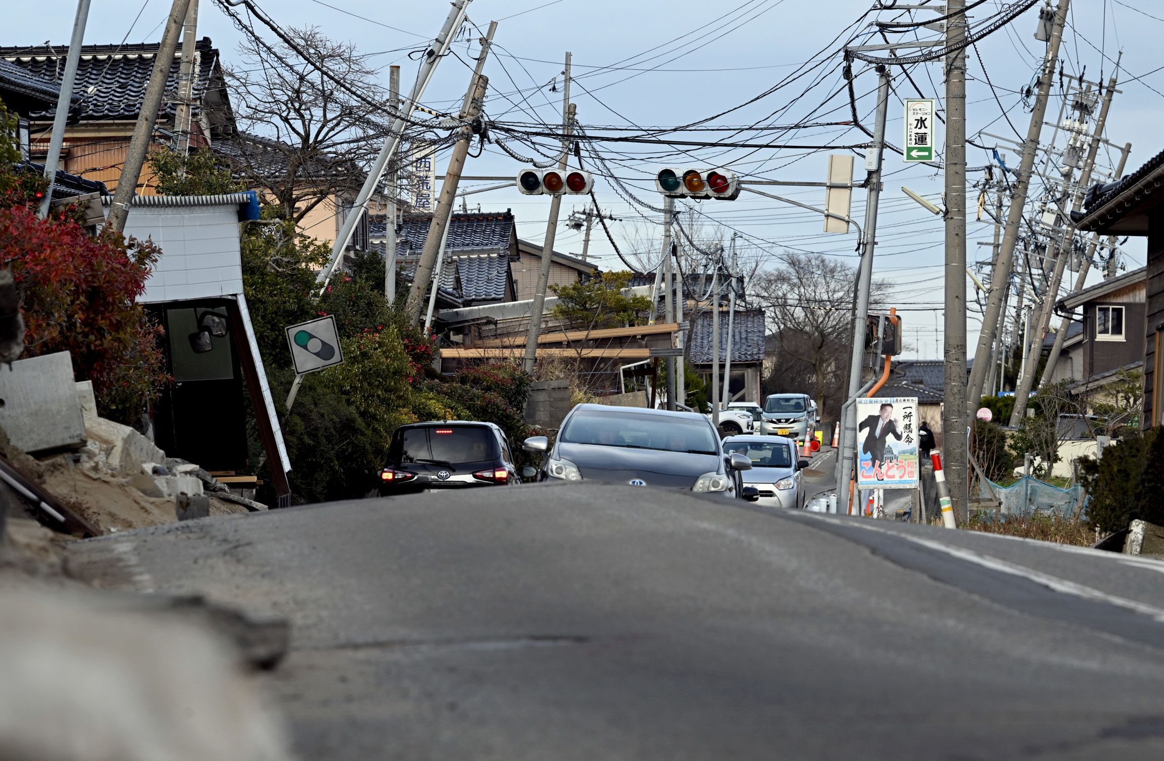 あの時、まちは傾いた ～揺れた1分間、内灘町を襲った液状化現象：中